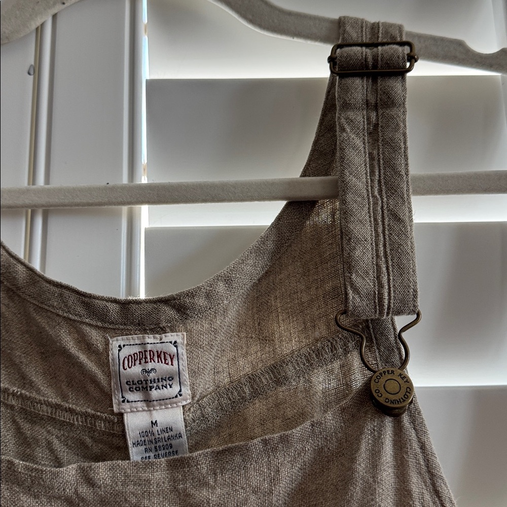 Copper Key linen overalls - Picture 2 of 4